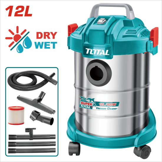 TOTAL 12L 工業吸塵器 <乾溼清洗> (UTVC14122)
