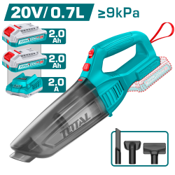充電式手持吸塵器 20V 0.7L-雙2.0Ah套裝(UTVLI201582)