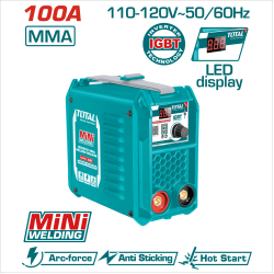 TOTAL 迷你變頻電焊機 100A (UTW210018)