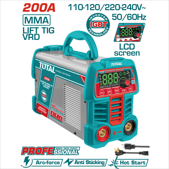 悍將級 200A MMA 逆變電焊機//Lift TIG/IGBT (UTW2200691)