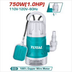 TOTAL具 強力汙水抽水馬達 1HP (感應式) 750W (UTWP87506)