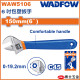 WADFOW 6吋包膠活動板手 (WAW5106) 藍色防滑 