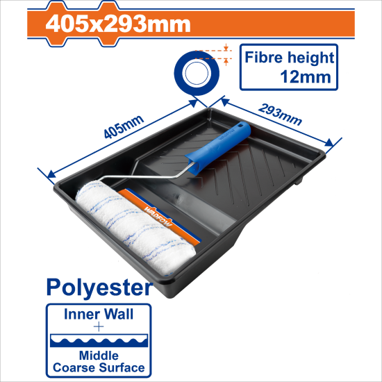 WADFOW  油漆滾筒三件組 (WCB3H39)