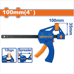 WADFOW  木工F型夾具 100mm (WCP4374)