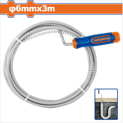 WADFOW  管道疏通器 1.4mm*6mm*3m (WDD2303)