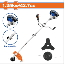  WADFOW  二行程汽油割草機 42.7CC (WGM2543)