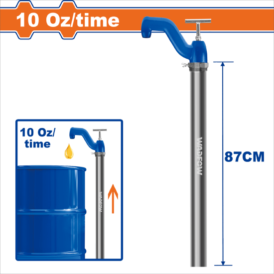 WADFOW  鐵製按壓式手動抽油器 (WHY2A10) 