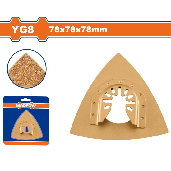 WADFOW 三角硬質合金/78*78*78mm (WMA7K78)