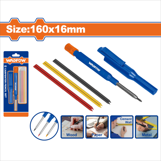 WADFOW  木工鉛筆套裝 (WMB3K06)