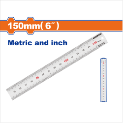 WADFOW 6吋鋼尺 150mm (WRU1315)