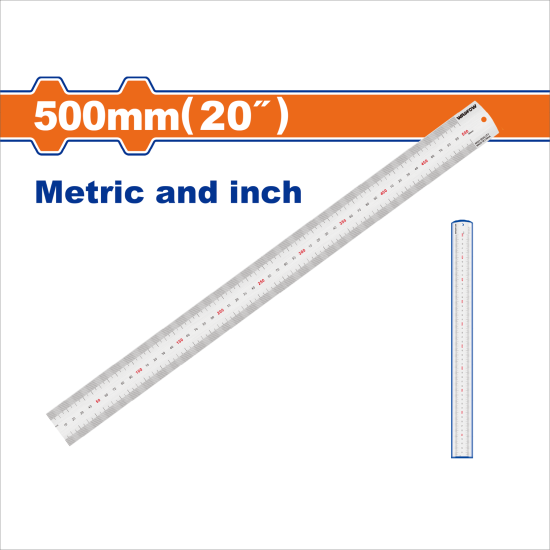 WADFOW  鋼直尺 50CM  (WRU1350) 