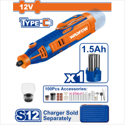 WADFOW 12V 刻磨機 TYPE-C (WRY1M121)