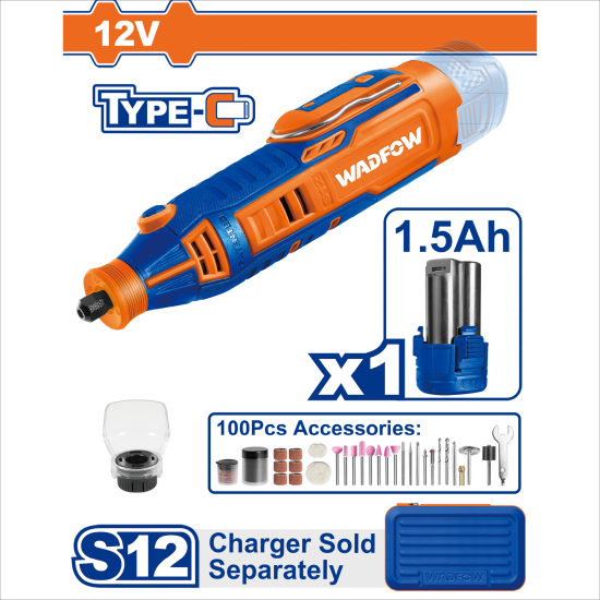 WADFOW 12V 刻磨機 TYPE-C (WRY1M121)