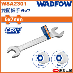 WADFOW 雙開口板手 6*7mm (WSA2301) 