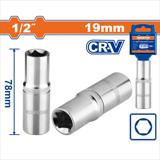WADFOW 4分手動長套筒 19mm (WSC7219)