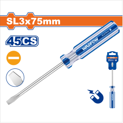 WADFOW 螺絲起子(PVC)/SL3*75mm (WSD5233)