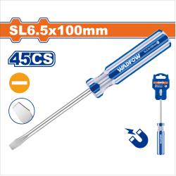 WADFOW 彩條螺絲起子 十字 一字 SL6.5*100mm (WSD5264)
