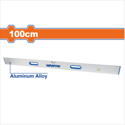 WADFOW  鋁製水平尺 三氣泡 100CM (WSL6G100) 