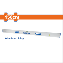 WADFOW  鋁製水平尺 三氣泡 150CM (WSL6G150) 