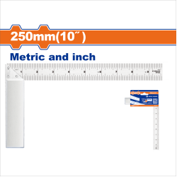 WADFOW  鐵工角尺 10吋  (WSR2925) 