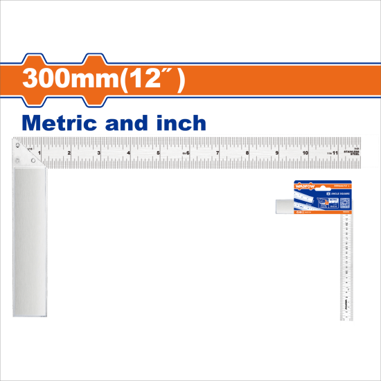 WADFOW  鐵工角尺 12吋 (WSR2930)