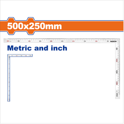 WADFOW  公英角尺 500*250mm (WSR4350) 