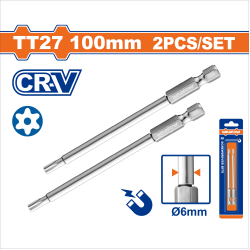 WADFOW 剝皮起子頭/TT27/2支組 (WSV9KT27)