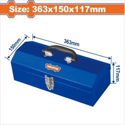 WADFOW  鐵製工具箱 363*150*117mm (WTB8A11) 