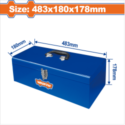 WADFOW  鐵製工具箱 483*180*178mm (WTB8A12)
