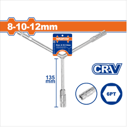 WADFOW  Y型板手 8-10-12mm (WTH2101)