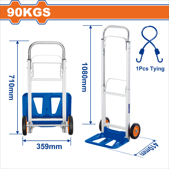 WADFOW  可折疊手推車 承重90KG (WWB9A09) 